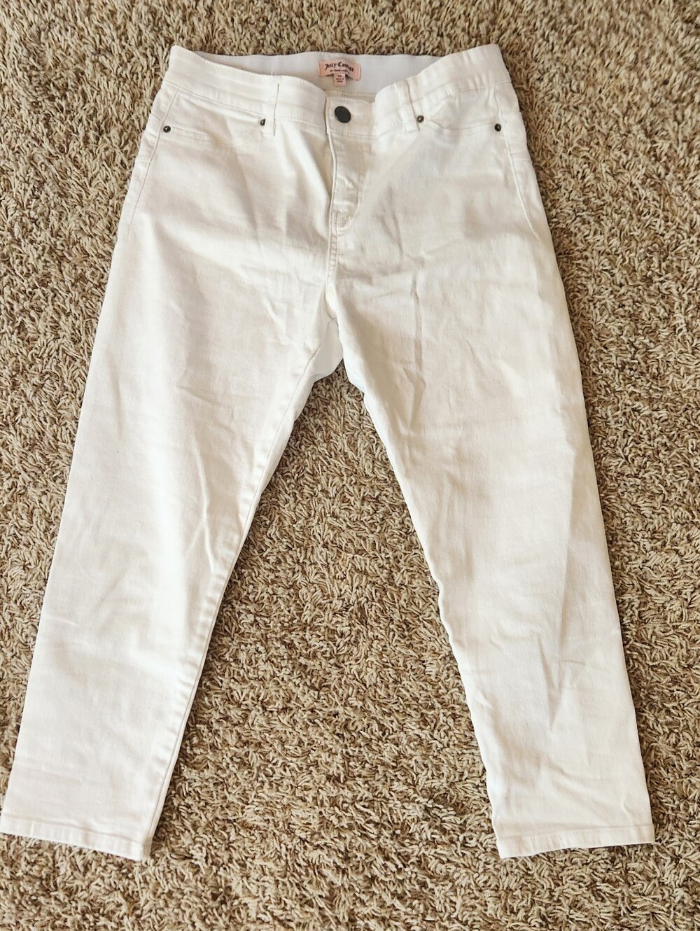 Juicy Couture White Crop Jean 10